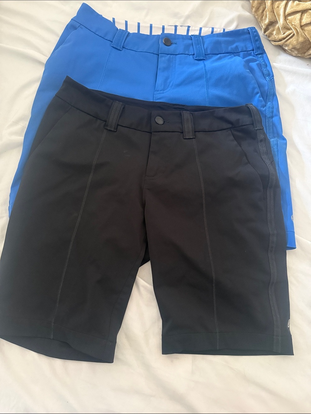 Lululemon  Performance Shorts - Black and Blue